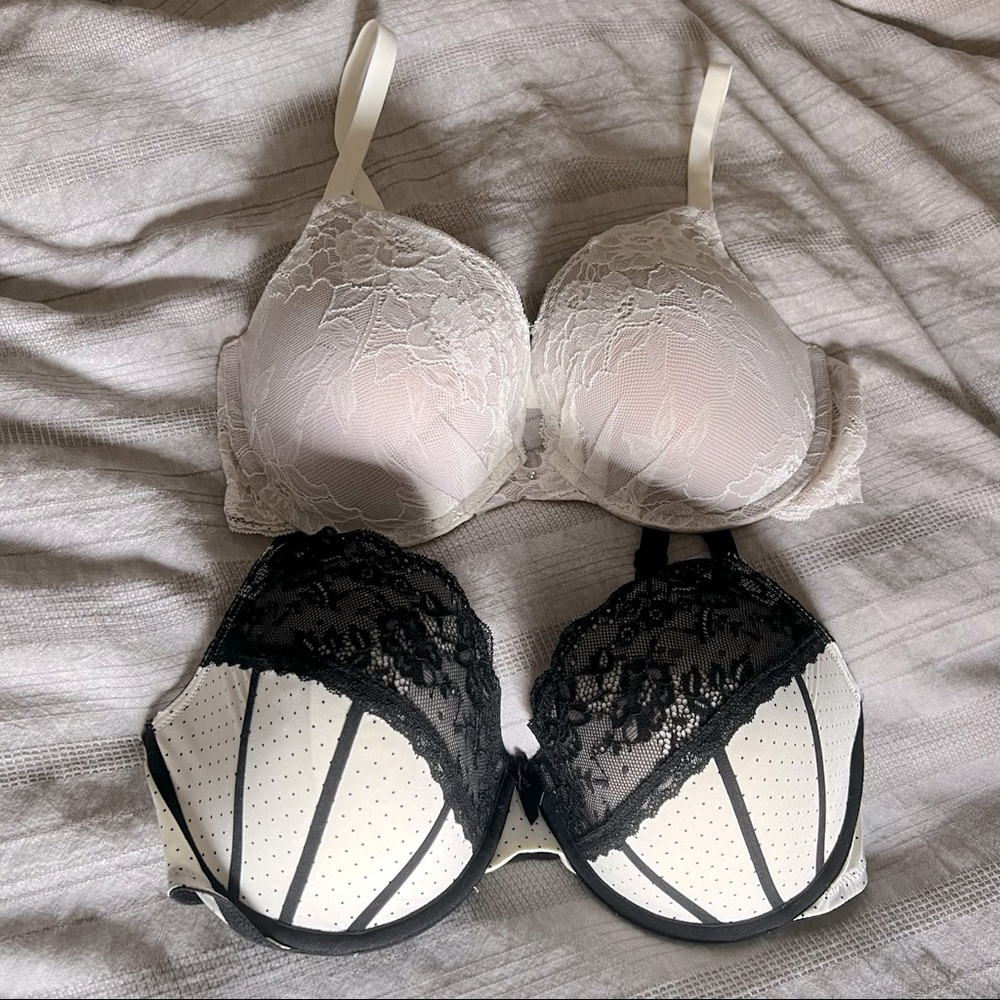 Set of 2 Push-up Bras, 38D